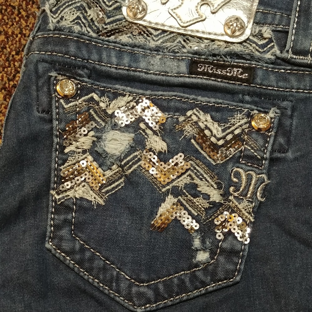 MissMe Dark Wash Skinny 24